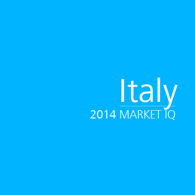 Italy 2014 Market IQ Italy 2014 Market IQ