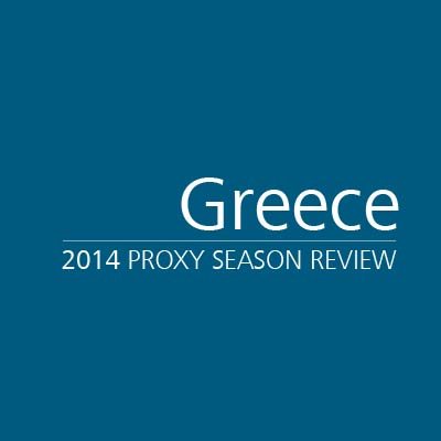 2014 Proxy Season Review: Greece