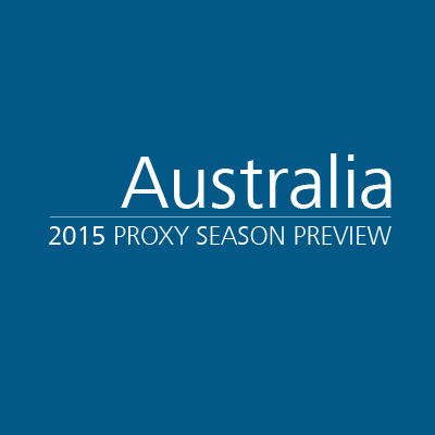 Australia 2015 Proxy Season Preview