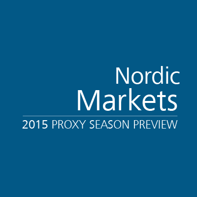 Nordic Markets 2015 Proxy Season Preview