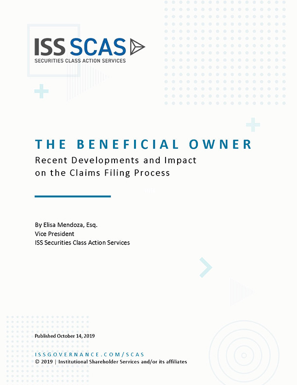 The Beneficial Owner The Beneficial Owner