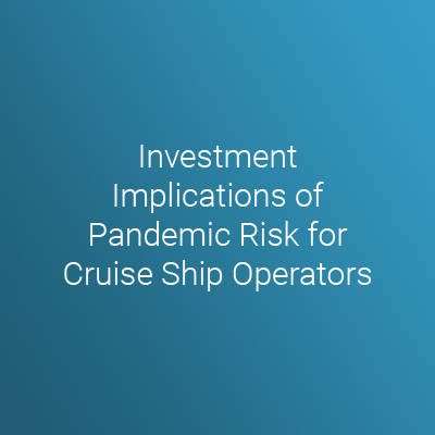 iss implications operators pandemic investment risk cruise ship esg