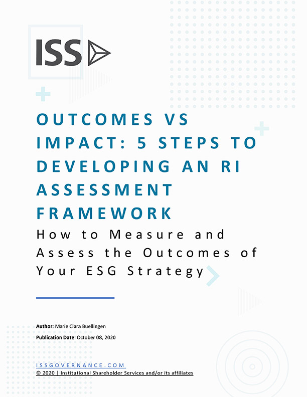 Outcome vs Impact: 5 Steps to Developing an RI Assessment Framework Outcome vs Impact: 5 Steps to Developing an RI Assessment Framework