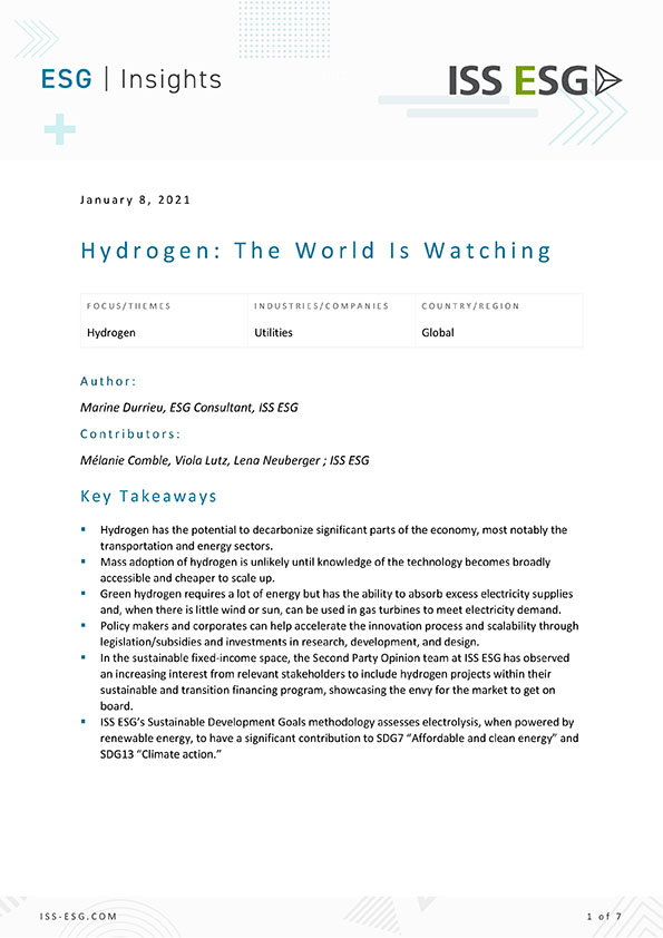 Hydrogen: The World Is Watching