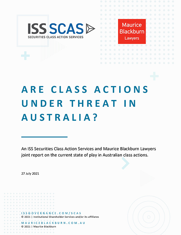 Are Class Actions Under Threat in Australia? Are Class Actions Under Threat in Australia?