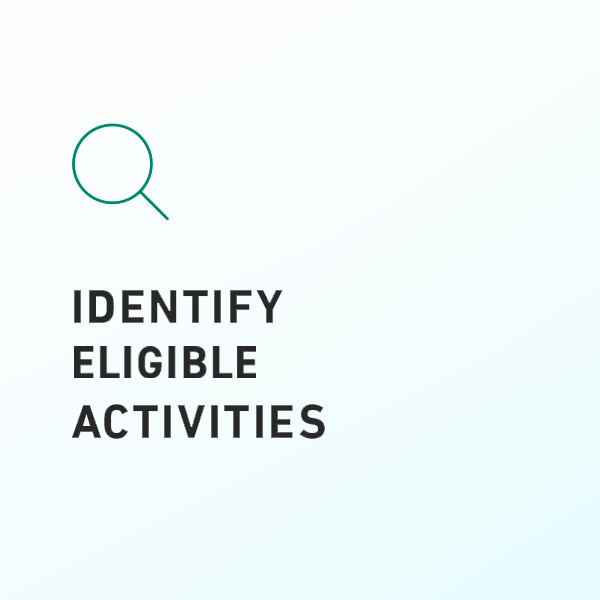 Icon for EU Taxonomy Identify Eligible Activities