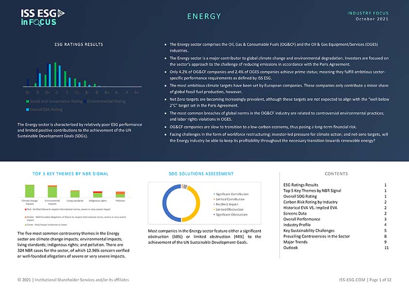 InFocus: Energy InFocus: Energy