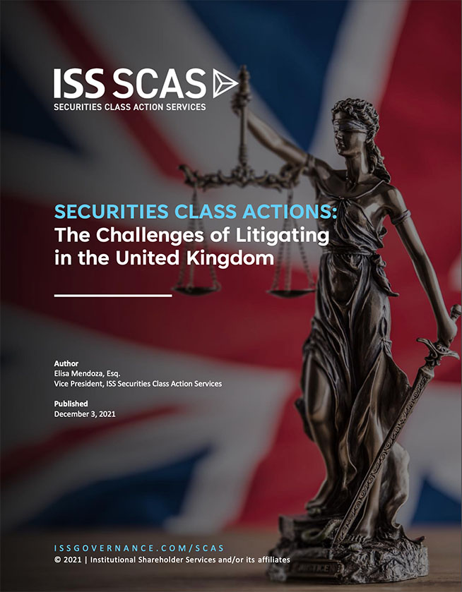 The Challenges of Litigating in the United Kingdom