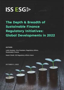 iss-esg-the-depth-and-breadth-of-sustainable-finance-regulatory-initiatives-global-developments-in-2022-cover