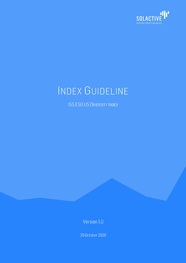 ISS ESG US Diversity Index Guideline ISS ESG US Diversity Index Guideline