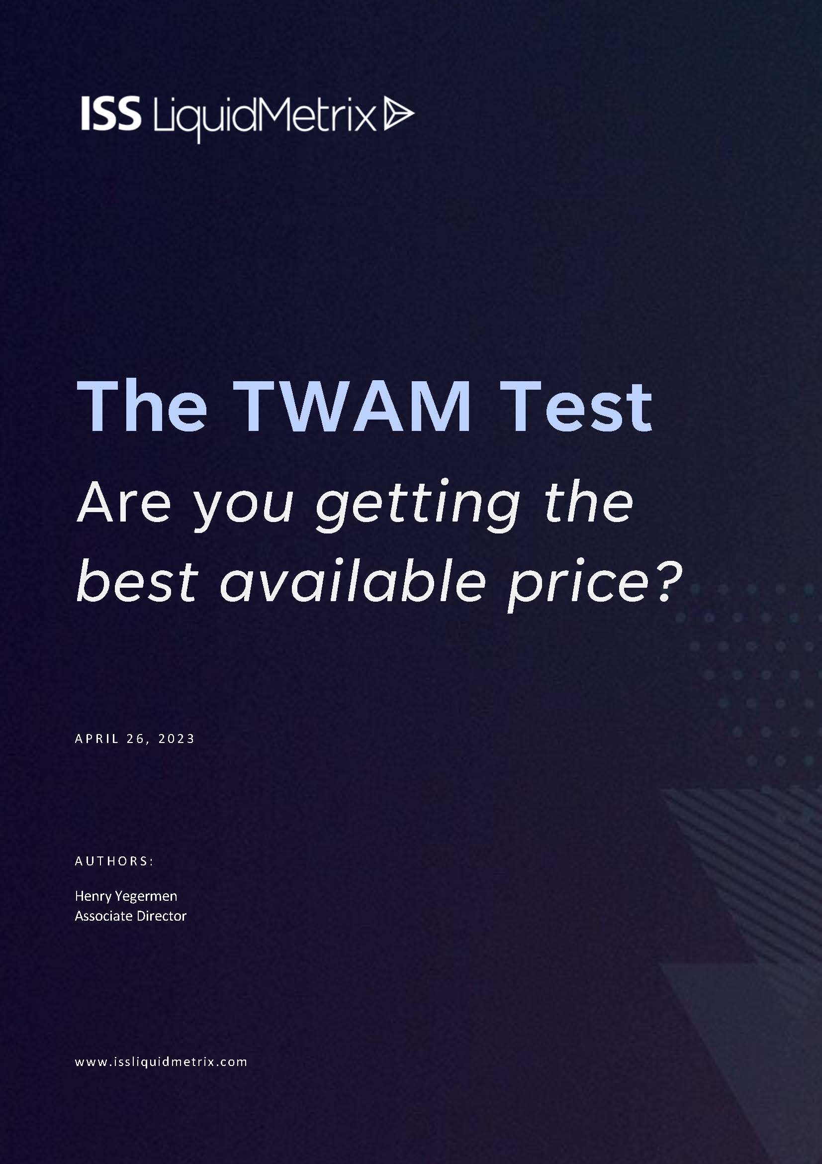 The TWAM Test