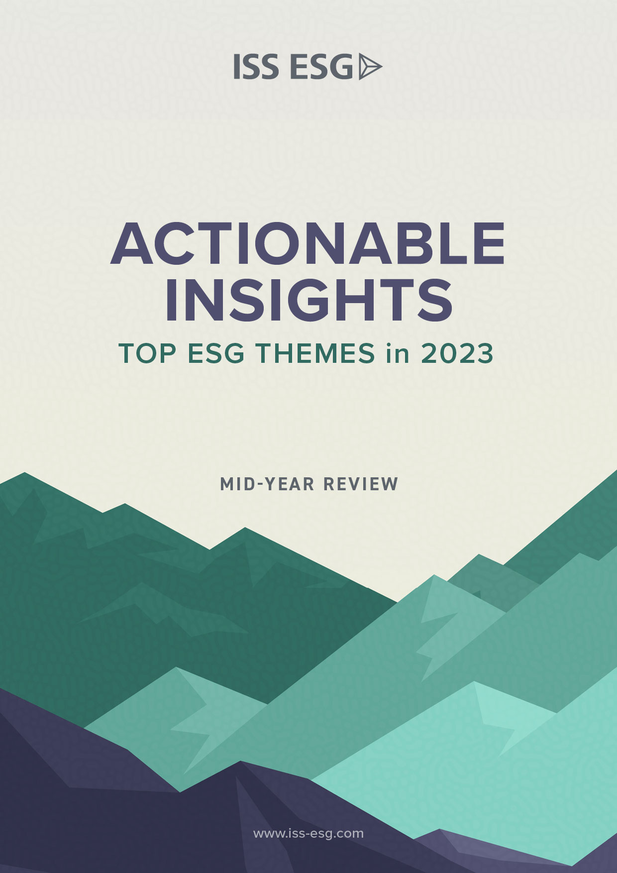 ISS ESG Actionable Insights Top ESG Themes in 2023 Global cover