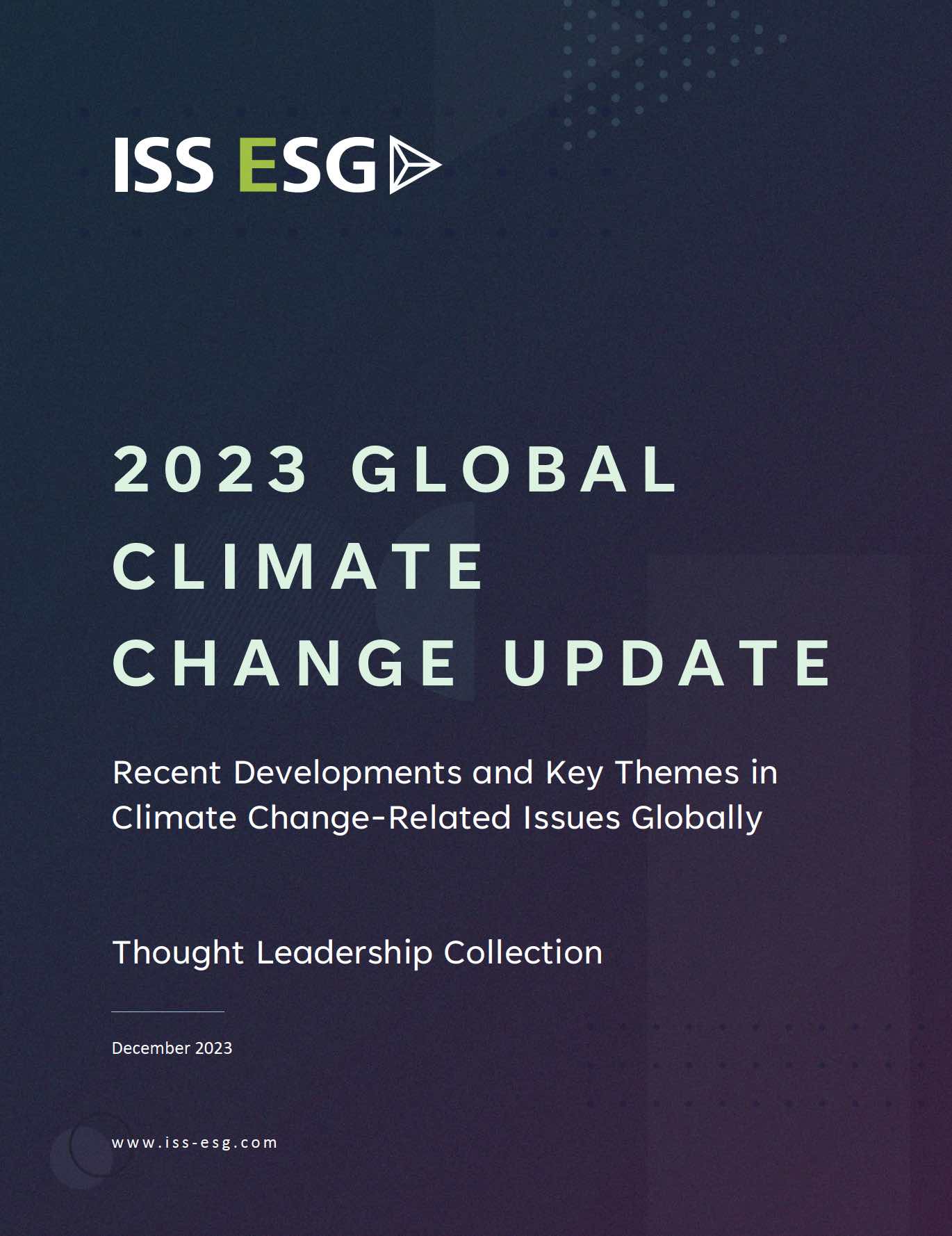 2023 Global Climate Change Update