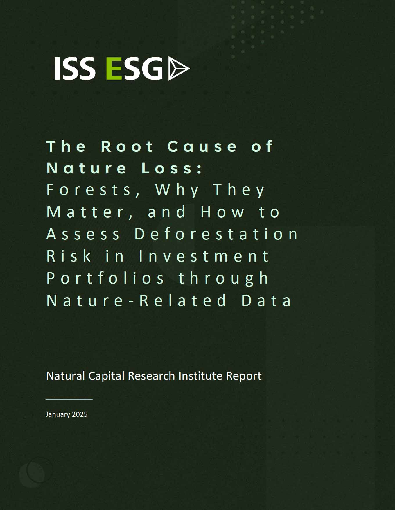 NCRI Deforestation Report NCRI Deforestation Report