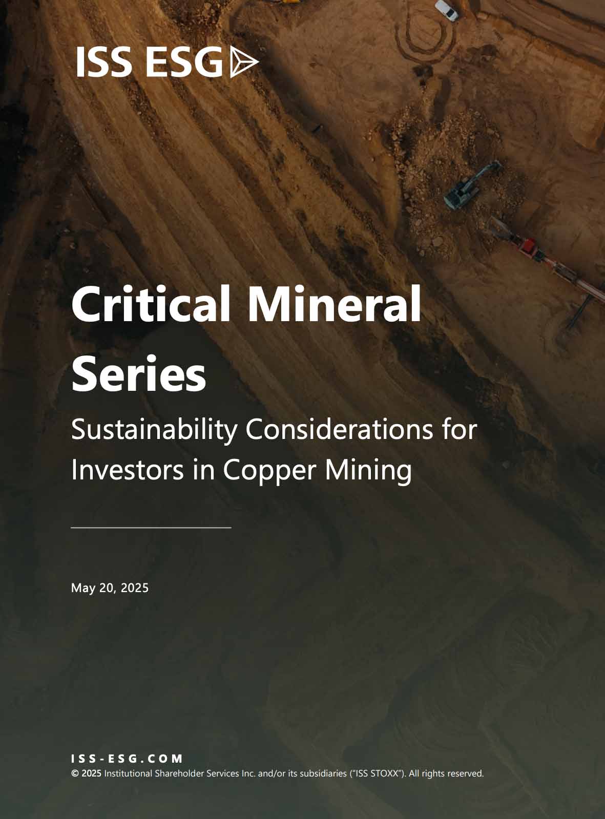 Critical Mineral Series: Sustainability Considerations for Investors in Copper Mining Critical Mineral Series: Sustainability Considerations for Investors in Copper Mining