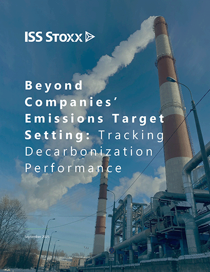 Beyond Companies’ Emissions Target Setting: Tracking Decarbonization Performance