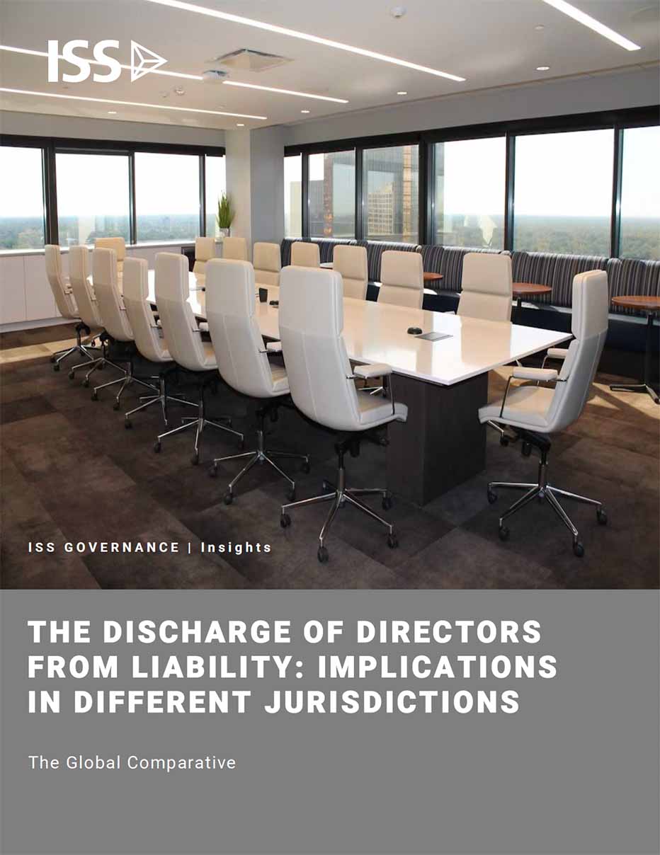The Discharge of Directors from Liability: Implications in Different Jurisdictions The Discharge of Directors from Liability: Implications in Different Jurisdictions