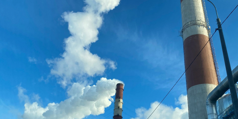 smokestacks-against-sky